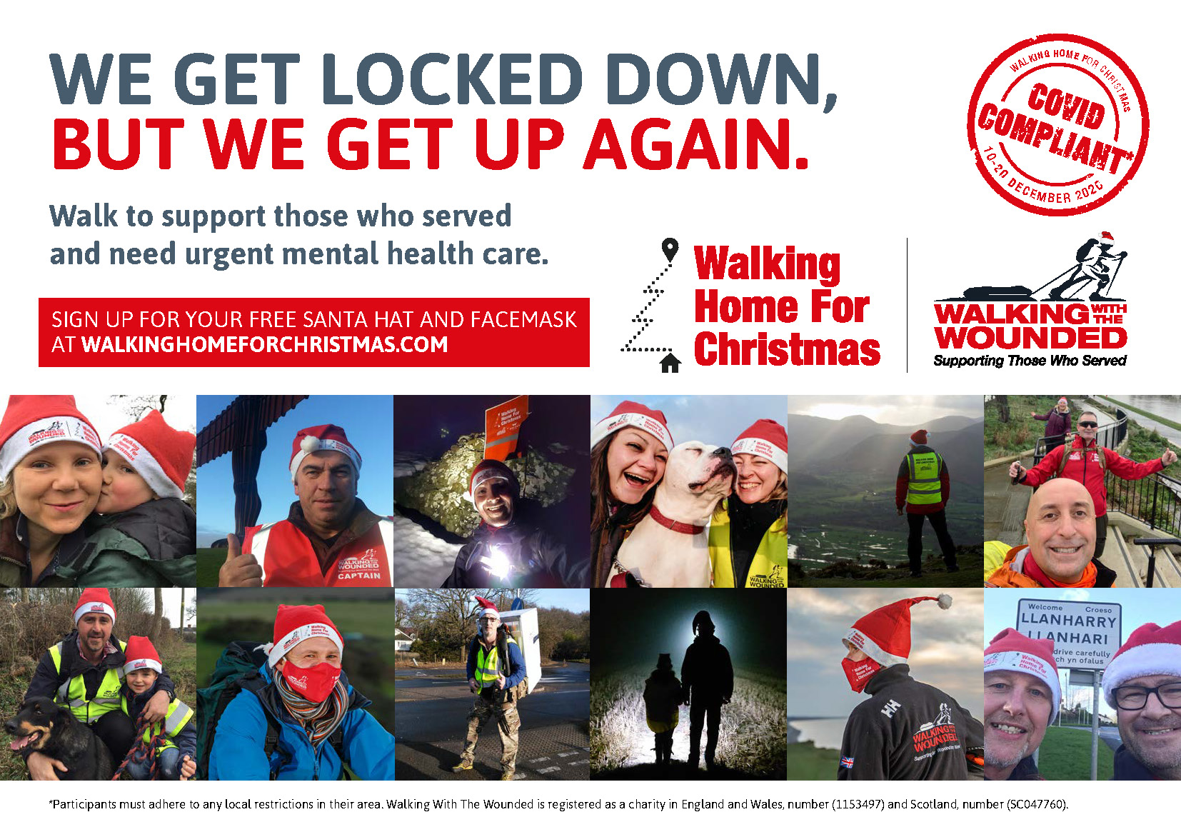 Walking Home For Christmas A5 Flyer