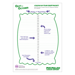 Quit for October Calendar Tick off Planner Chart Go Sober 2021