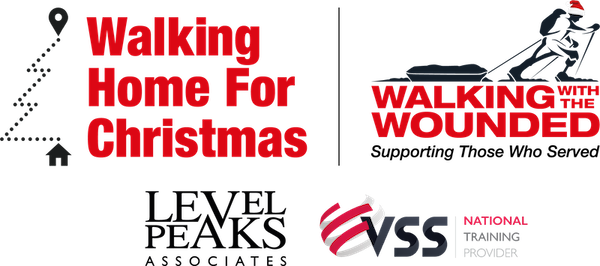 Walking Home For Christmas Logo Lockup