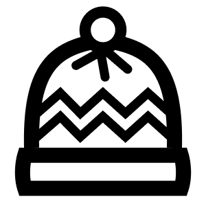 Icon of a winter hat