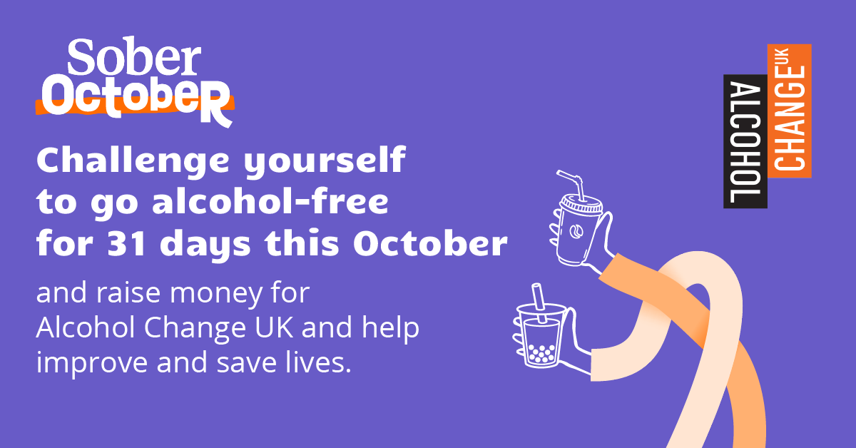 Screenshot or Official Image for gosober.org.uk - Sober October UK | Go Alcohol-Free for 31 Days